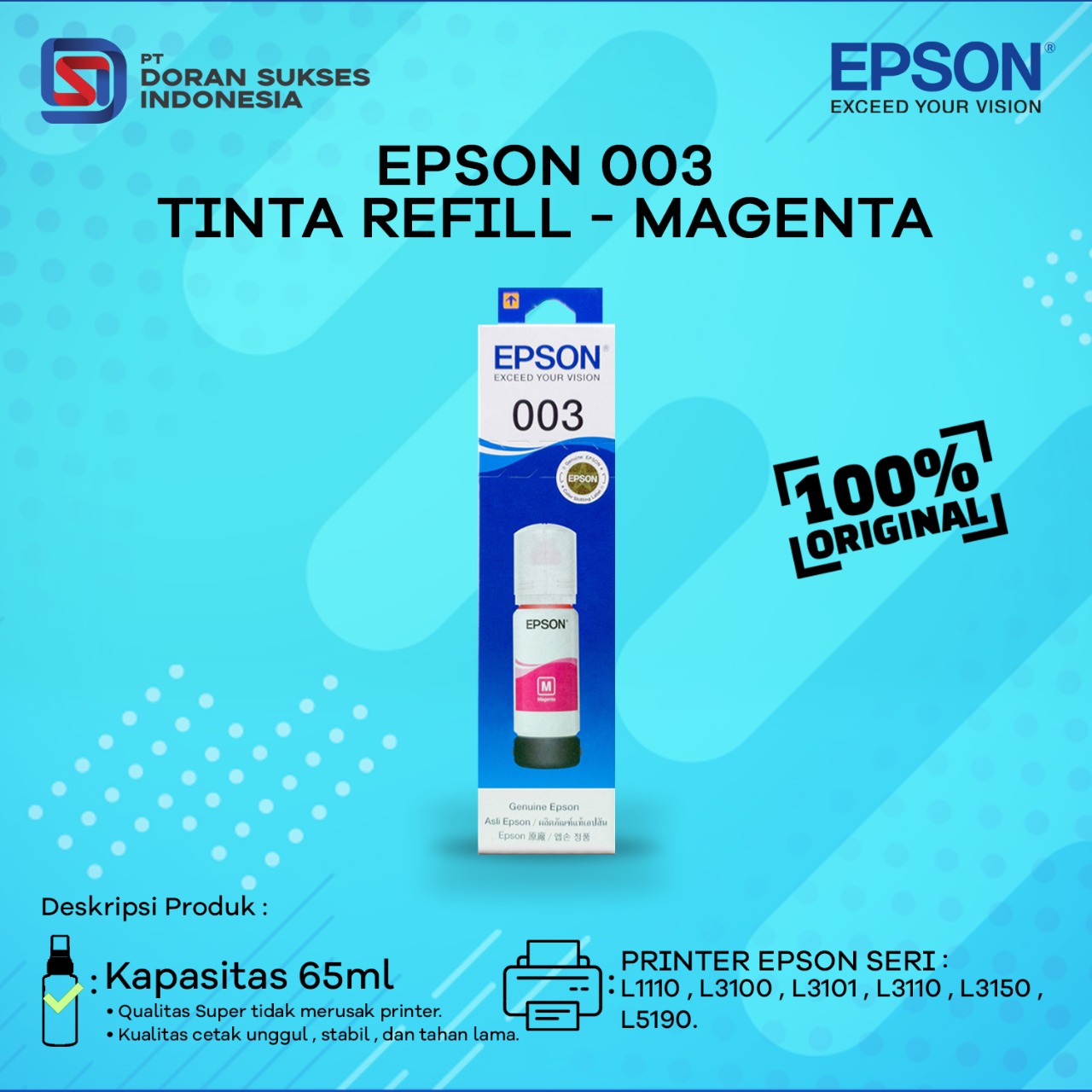tinta-epson-003-magenta-refill